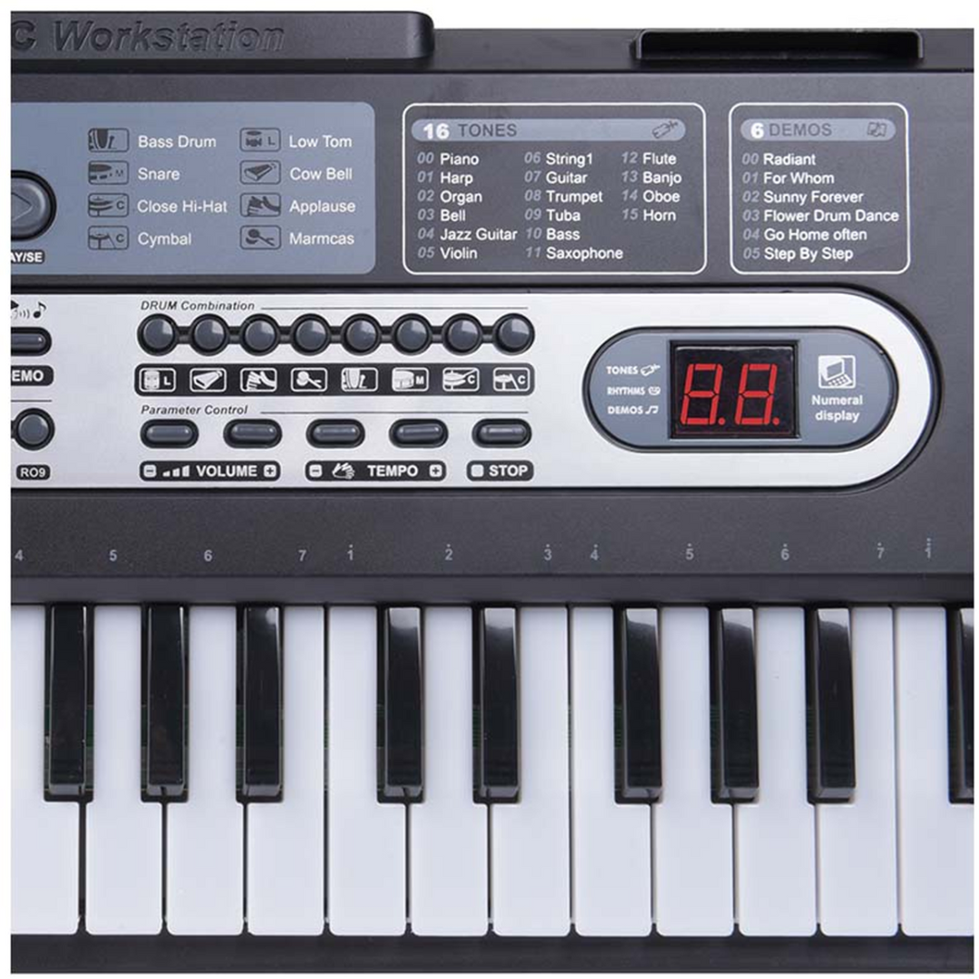 Keyboard med Mikrofoner – 61 Tangenter for barn