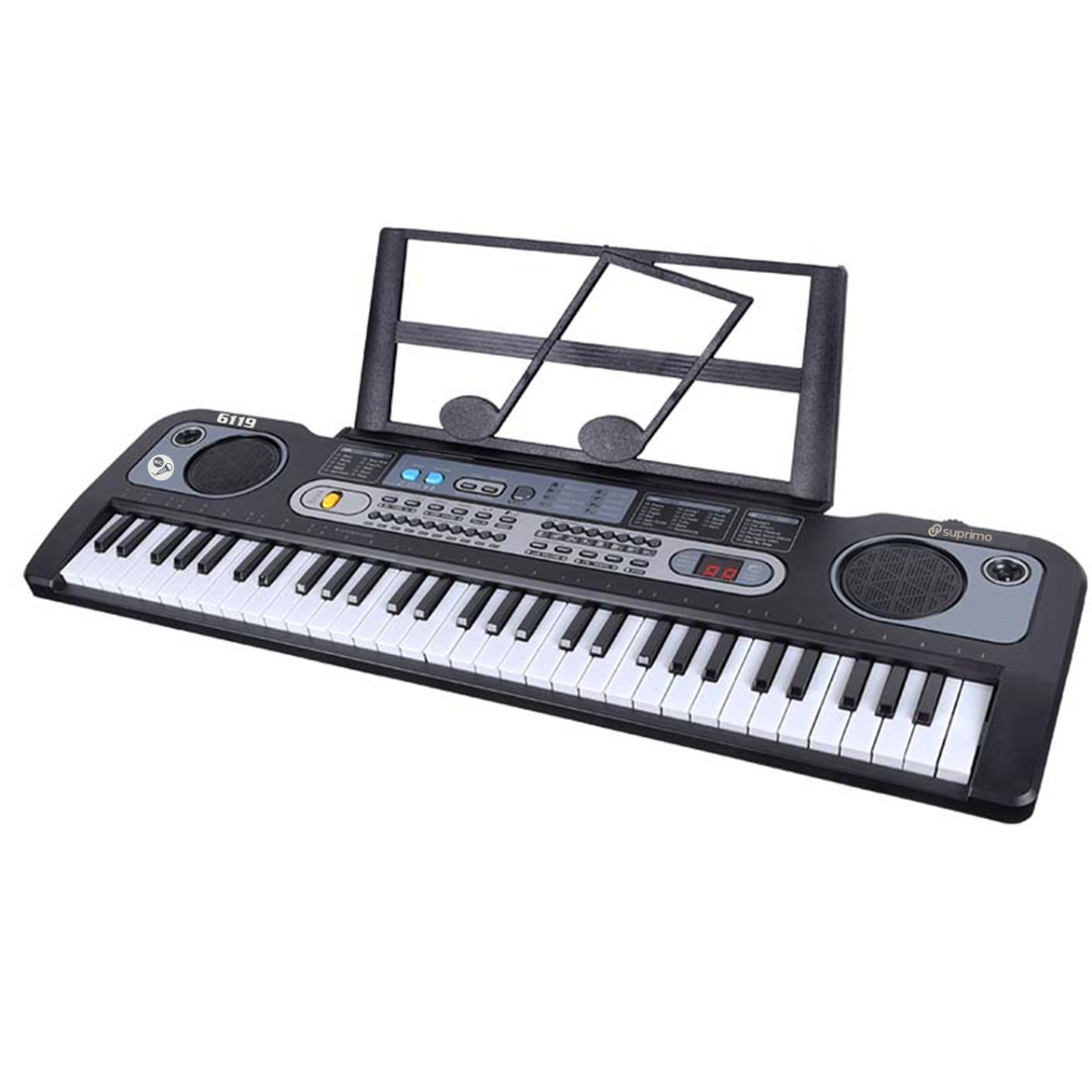 Keyboard med Mikrofoner – 61 Tangenter for barn