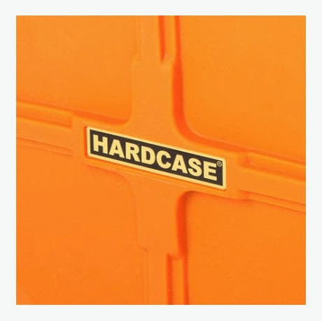 Hardcase 14" gulvtom-koffert oransje