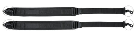 GEWA ryggsekkmontering formet fiolin-/bratsj-etui - ryggsekkstropper, 2 stk. (Lengde 56 - 96 cm)