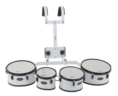 Basix quad-tom-sett for marsj, 8", 10", 12" og 13"
