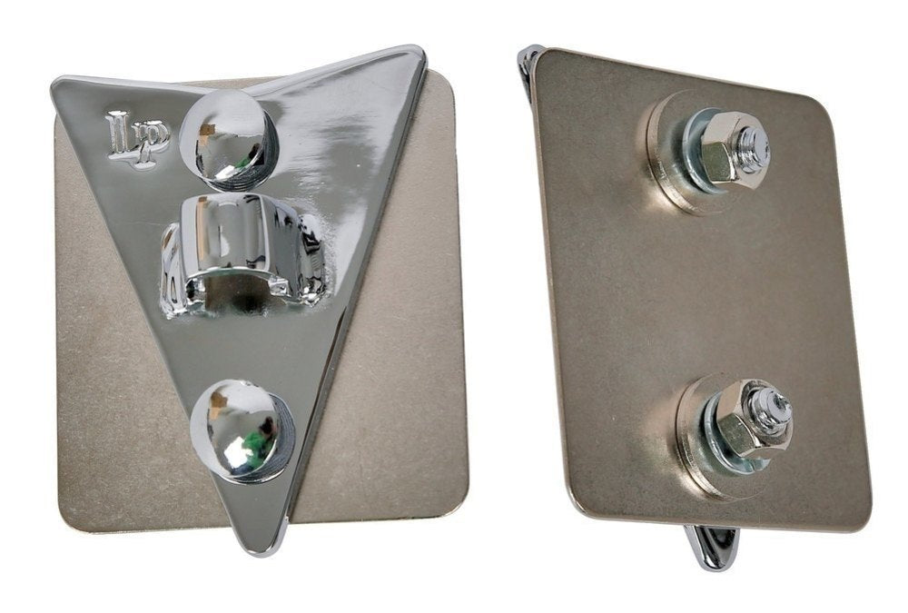 LP3948 sideplate til Rebolo og Tantan, 2 hull, krom