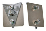 LP3948 sideplate til Rebolo og Tantan, 2 hull, krom