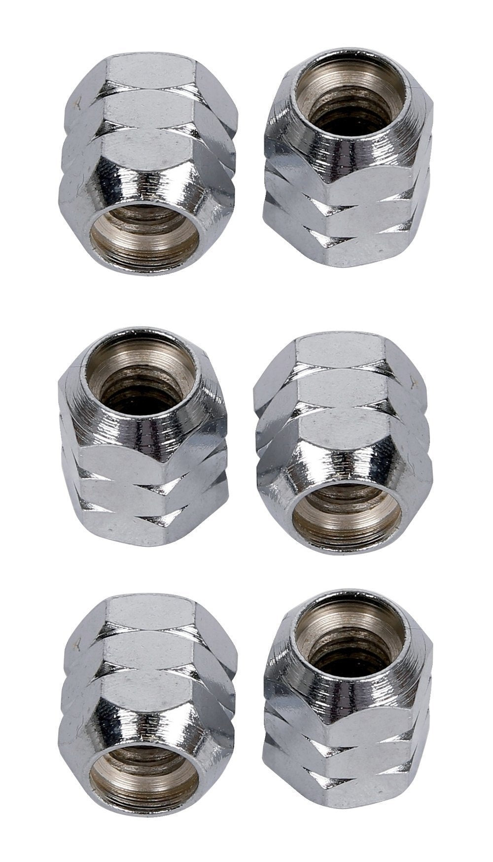LP952 Super Nuts 5/16" muttere, krom, 6 stk.