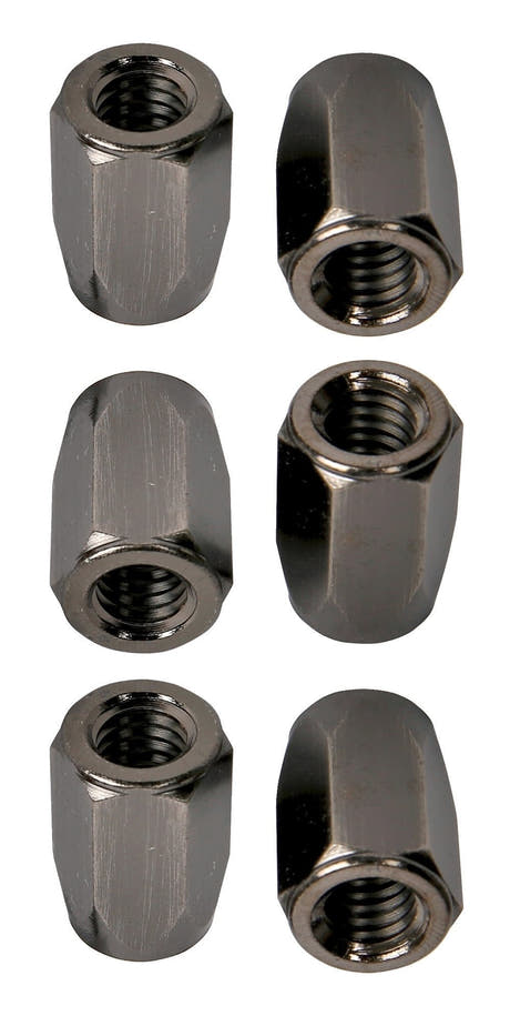 LP952-BN Super Nuts 3/8" muttere, børstet nikkel, 6 stk.
