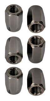 LP952-BN Super Nuts 3/8" muttere, børstet nikkel, 6 stk.