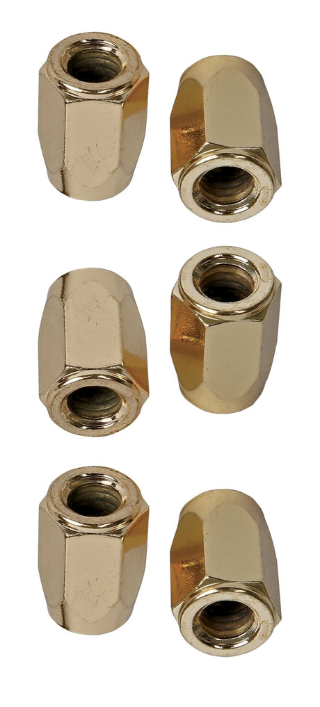 Latin Percussion stemmingstapper og spennstenger tilbehør stemmemutter Super Nuts - 3/8" gull (LP952D)