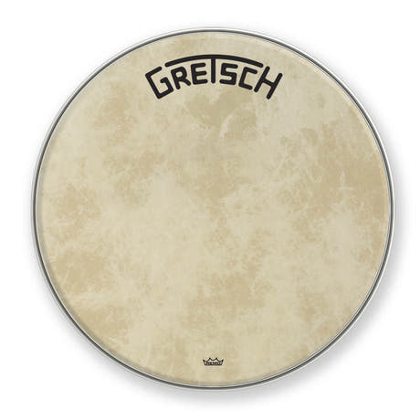 Gretsch Fiberskyn resonansskinn 26" til basstromme, logo