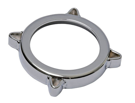 LPM931 bunnring 4 1/4" til LPMC-minibongoer, krom
