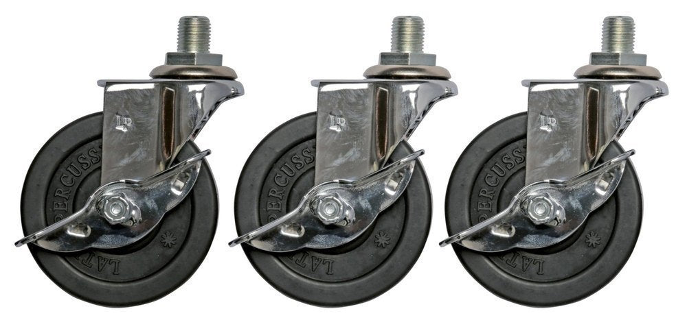 LP910 dreiehjul med brems til LP290- og LP291-stativer, 3 stk.