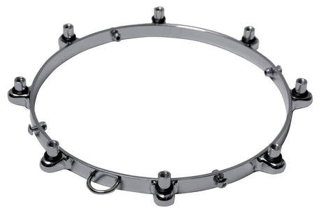 Latin Perkusjon Cuica med ringer i messing (brasiliansk) LP3408 - nederste ring | 8 hull (LP3938)
