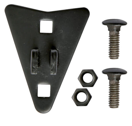 LP72FX-SP sideplate til FX-djembeer i PVC, 2 hull, sort