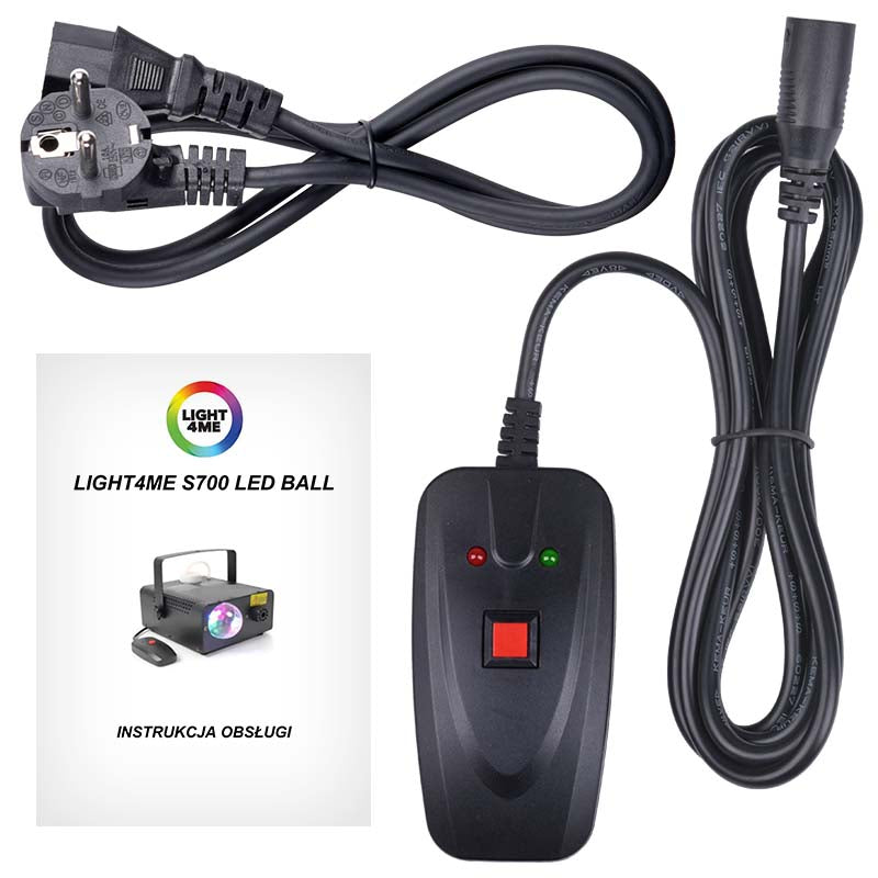 Light4Me S700 LED Ball Røykmaskin