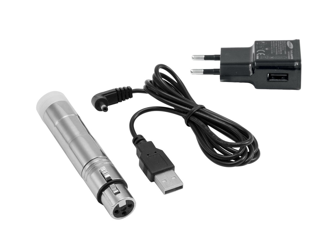EUROLITE Sett QuickDMX 1x Transmitter + 2x AKKU Receiver