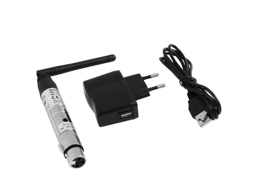 EUROLITE Set QuickDMX 1x sender + 4x mottakere