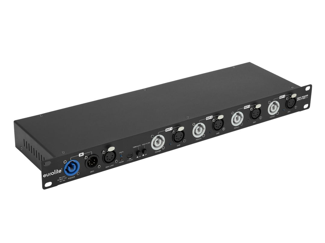 EUROLITE DMX-strømfordeler 4x4 5-pin XLR