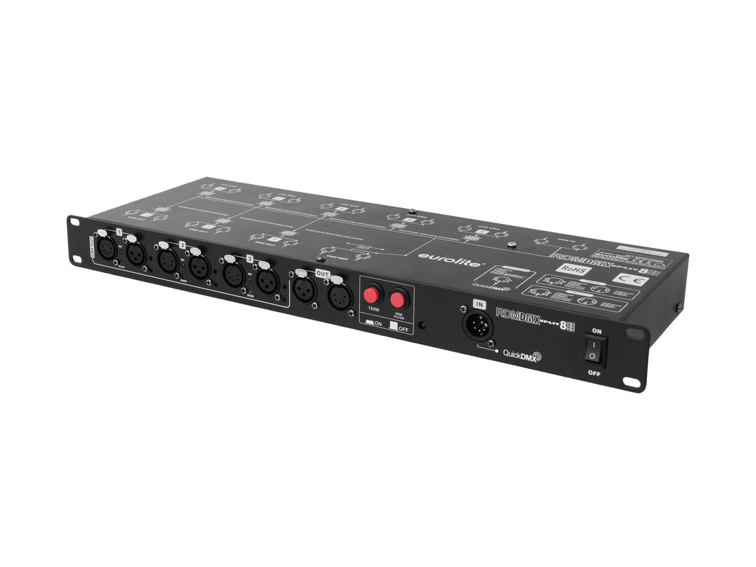 EUROLITE DMX Split 8X RDM-splitter