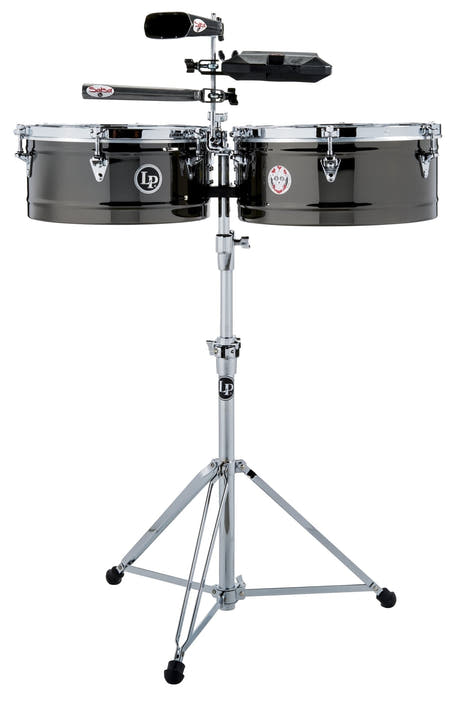 LP Prestige Karl Perazzo timbaler 14" og 15", svart nikkel