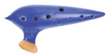 Plaschke Classic okarina i C, 16 cm, C2 til F3, blåglasert