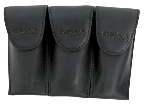 GEWA Crazy Horse Trumpet Triple til 3 trompetmunnstykker, svart