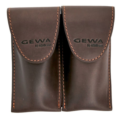 GEWA Crazy Horse Trombone Double til 2 basunmunnstykker, brun