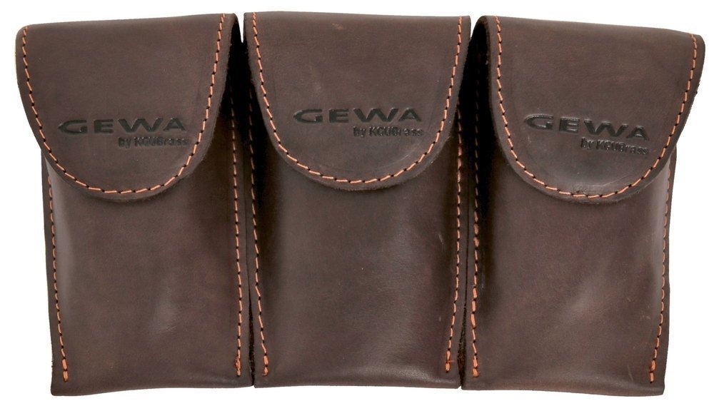 GEWA Crazy Horse Bugle Triple til 3 valthornmunnstykker, svart