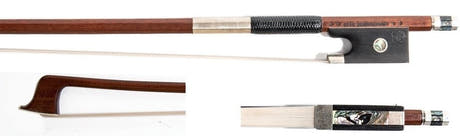 Otto Dürrschmidt GEWA Exclusive fiolinbue, pernambuco, rund, sølv