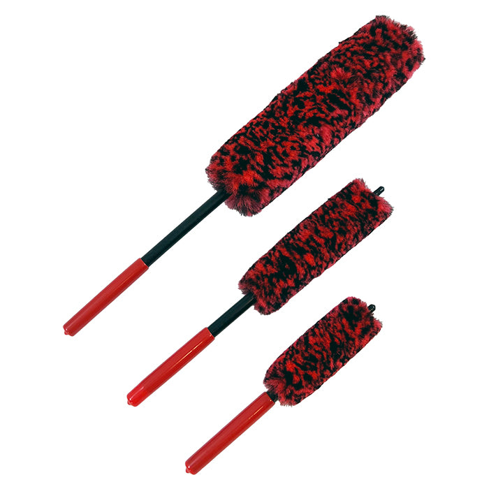 Felgbørstesett i mikrofiber – 3 stk.