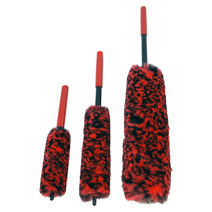 Felgbørstesett i mikrofiber – 3 stk.