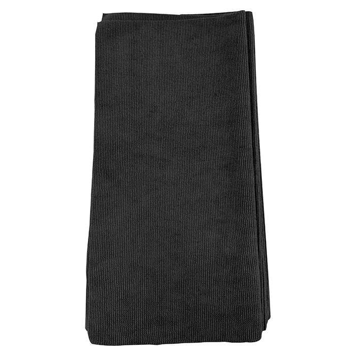 Mikrofiberklut, 40x40cm, 330gsm, 10 stk. Sort