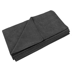 Mikrofiberklut, 40x40cm, 330gsm, 10 stk. Sort