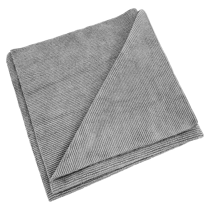 Mikrofiberklut, 40x40cm, 330gsm, 10 stk. Grå