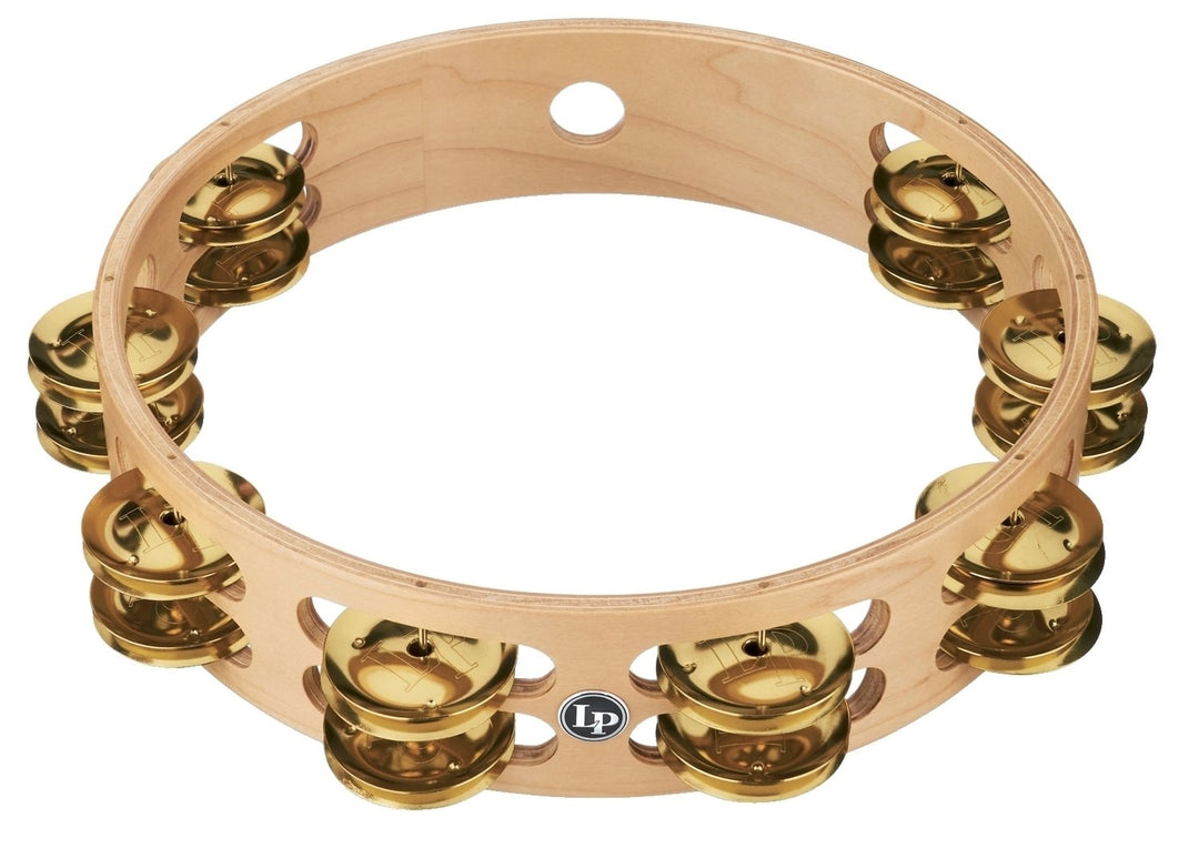 Latin Perkusjon tamburin Pro 10 in dobbel rad - LP380B-BR (LP380B-BR)