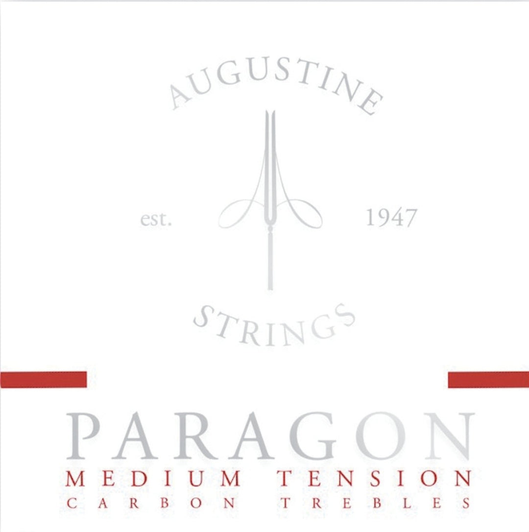 Augustine-strenger til klassisk Gitarer Paragon Carbon – sett rød (medium/medium)