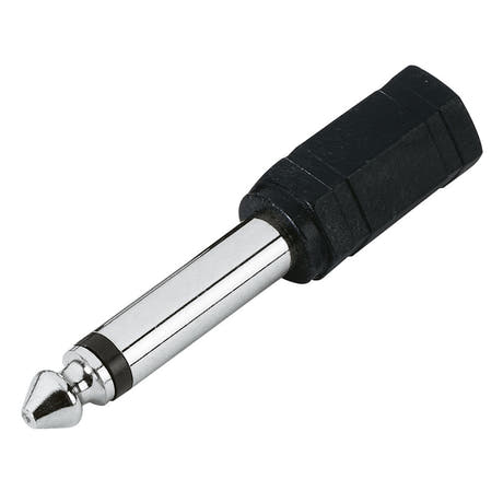 3,5 mm Mono Jack Hunn til 6,3 mm Mono Jack adapter