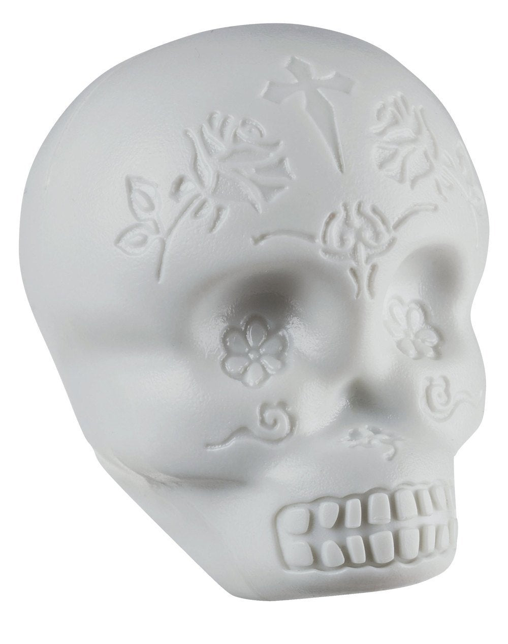 LP Sugar Skull LP006-GLO shaker formet som et kranium, selvlysende