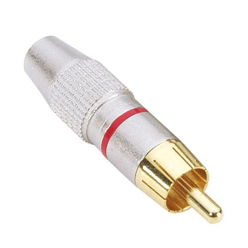 RCA Phono Plug Aluminum Gold-kontakter