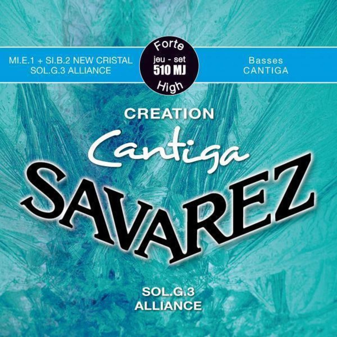 Savarez strenger for klassisk gitar Creation Cantiga 510 - sett høy (510 MJ)