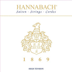 Hannabach strenger for klassisk gitar Serie 1869 Carbon/Gold HT - 3 stk. bass-sett (18697HT)