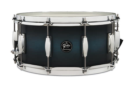 Gretsch Renown Maple skarptromme 14" x 6,5", Satin Antique Blue Burst