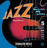 Thomastik-Infeld elbass-strenger Jazz Bass series nikkel roundwound roundcore - Sett 5-strengs (JR345)