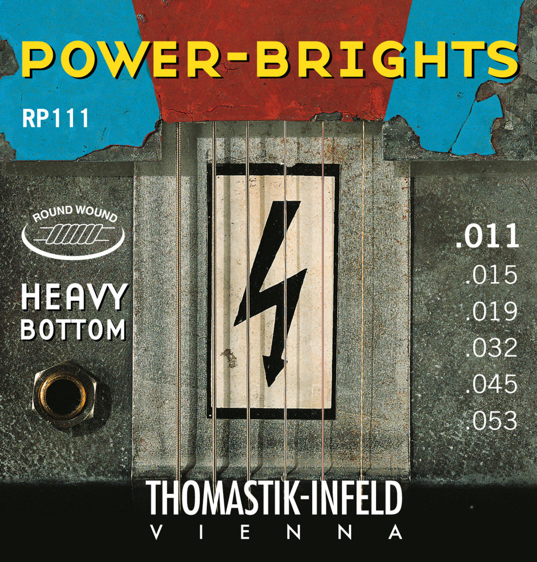 Thomastik-Infeld strenger for elgitar Power Brights Series - sett 011 heavy (RP111)