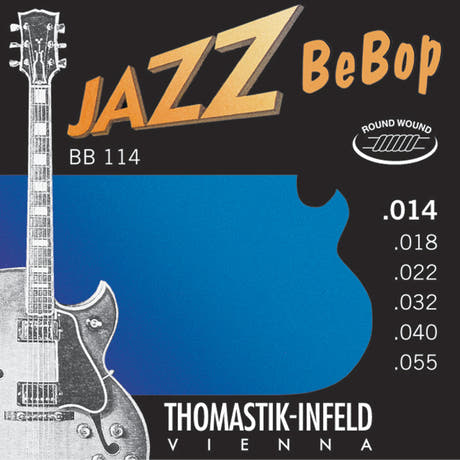 Thomastik-Infeld Jazz BeBop BB114 elgitarsett roundwound, Medium