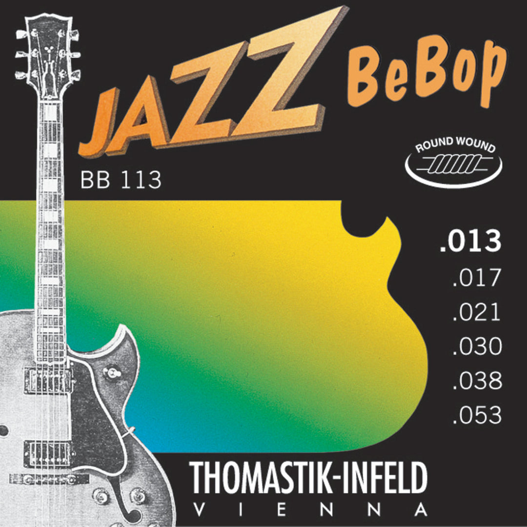 Thomastik-Infeld strenger for elgitar Jazz BeBob-serien nikkel rundviklet - sett 013rw (BB113)