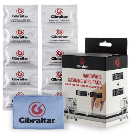 Gibraltar SC-HCW10-renseservietter til trommehardware, 10 stk.