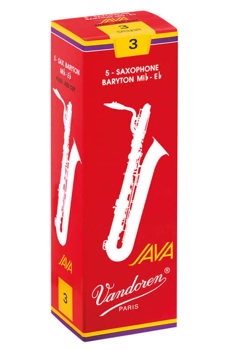 Vandoren Reeds Baritone Saxophone Java Filed Red - 3