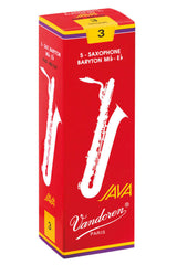 Vandoren Reeds Baritone Saxophone Java Filed Red - 2
