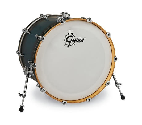 Gretsch Renown Maple basstromme 22" x 18", Satin Antique Blue Burst