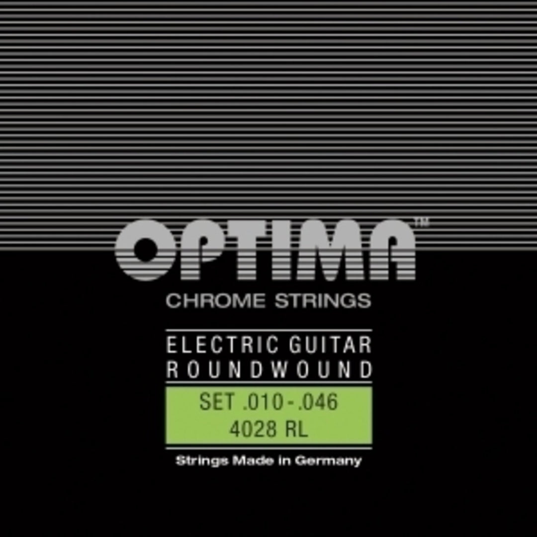 Optima strenger for el-gitar Chrome strings roundwound - sett (4028RL)