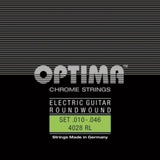 Optima strenger for el-gitar Chrome strings roundwound - sett (4028RL)